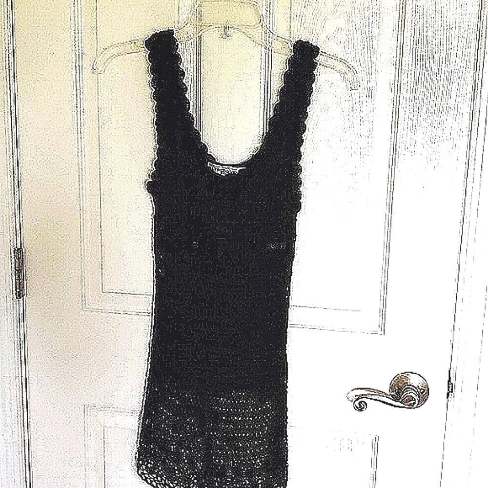 Alfredo Venini Crochet Overlay Blouce
